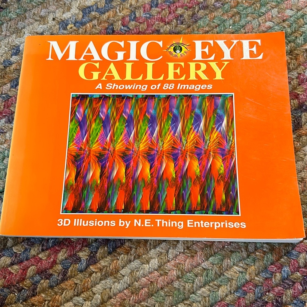 Magic Eye Gallery Volume 4 88 Images 3D Illusion Paperback Book